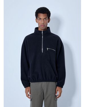 Rier Polar Fleece Sweatshirt - Blue