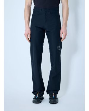 MM6 MAISON MARGIELA X SALOMON Logo Print Technical Trousers - Blue