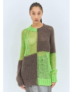 Acne Studios Loose Knit Sweater - Green