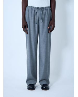 The Row Xon Wool Trousers - Blue