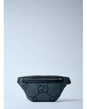 Gucci Jumbo Small Gg Belt Bag - Blue
