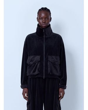 Y-3 Velvet Corduroy Utility Blouson - Blue