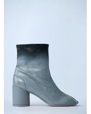 MM6 by Maison Martin Margiela Anatomic Boots - Blue