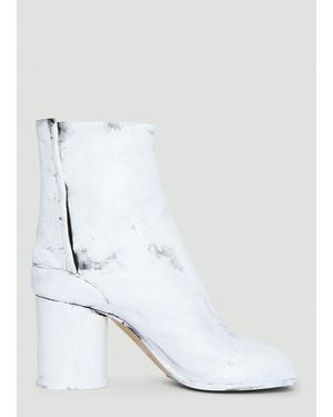 Maison Margiela Tabi Painted Boots - White