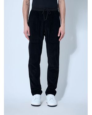Saint Laurent Corduroy Drawstring Trousers - Black