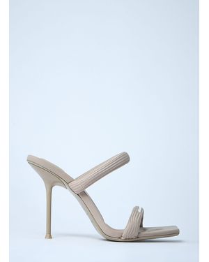Alexander Wang Julie Tubular Heeled Sandals - White