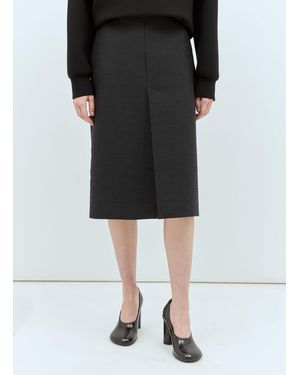 Gucci Wool Pencil Skirt - Black