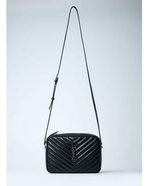 Saint Laurent Bo Mng Lou Shoulder Bag - Blue