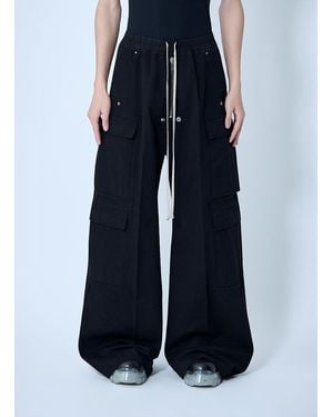 Rick Owens Double Cargo Jumbo Belas Pants - Blue