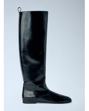 KHAITE Colt Knee-high Boots - Blue