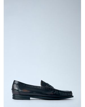 Prada Antiqued Leather Loafers - Multicolor