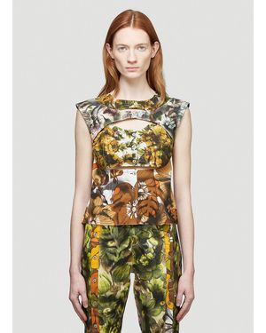 Rave Review Harley Flower Top - Green