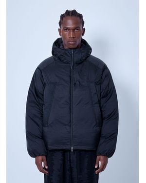 Y-3 Hooded Puffer Jacket - Blue