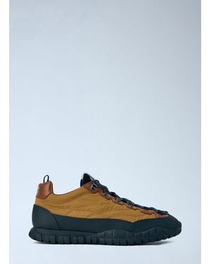 Miu Miu Technical Fabric And Leather Sneakers - Blue