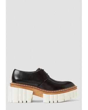 Stella McCartney Emilie Faux-leather Platform Shoes - White