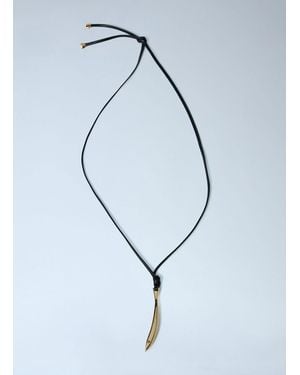 Bottega Veneta Sardine Leather Necklace - Blue