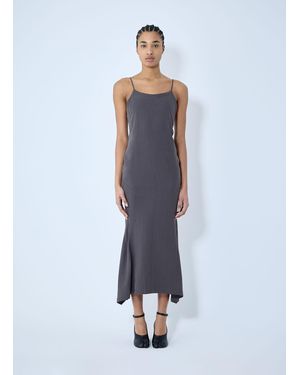 Our Legacy Naiad Dress Chocoalte Lyocell Long Dress With