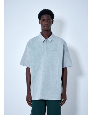 Miu Miu Half-Zip Polo Shirt - Blue