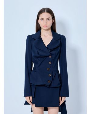 Vivienne Westwood Drunken Tailored Blazer - Blue
