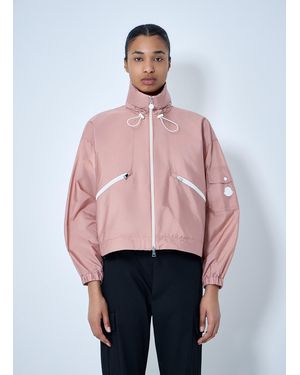 Moncler Marmacy Hooded Rain Jacket - Pink