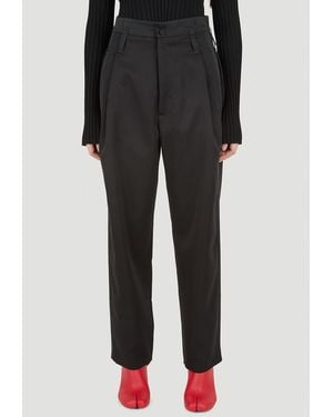 MERYLL ROGGE Pleated Tuxedo Pants - Black