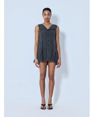 Limi Feu Hem Detail Vest - Blue