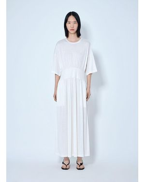 TOTEME Cotton Silk Tee Dress - Blue