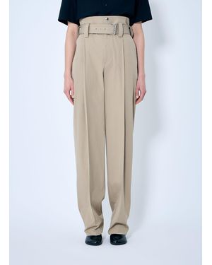Bottega Veneta Compact Cotton Trousers - Multicolour