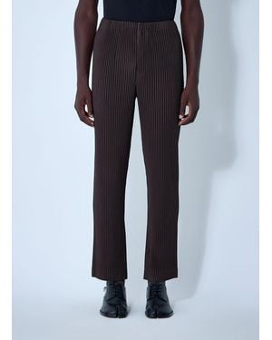 Homme Plissé Issey Miyake Pleated Trousers - Blue