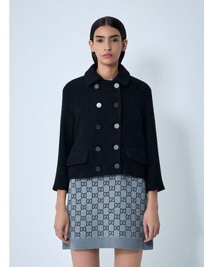 Gucci Wool-Blend Jacket - Blue