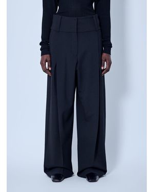 Sportmax Girino Wool Pants - Blue