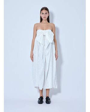 Cecilie Bahnsen Vilma Midi Dress - Blue