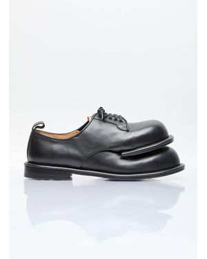 Comme des Garçons Double-Footed Derby Shoes - Black