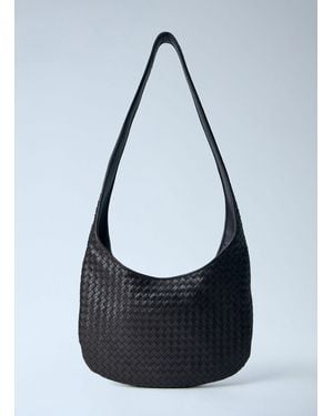 Bottega Veneta Veneto Medium Crossbody Bag - Blue