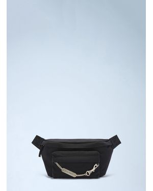 Palm Angels Logo Plate Belt Bag - Grey