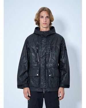 Stone Island Hooded Technical Jacket - Blue