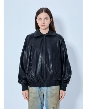 Acne Studios Leather Jacket - Blue
