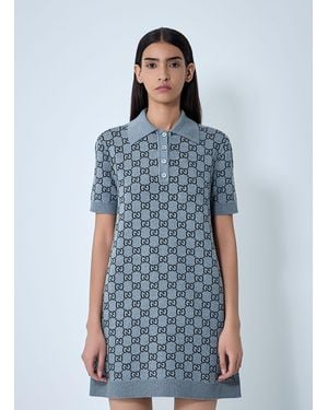 Gucci Polo Mini Dress - Blue