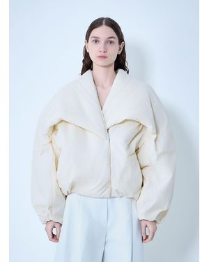 Jacquemus The Châle Bomber Jacket - White