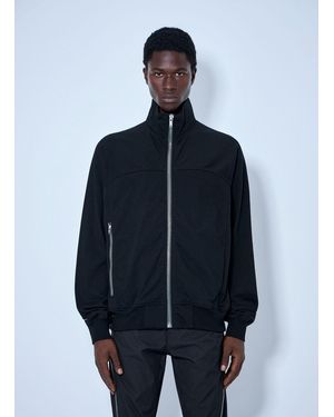 Rick Owens High-Neck Zip-Up Jacket - Blue
