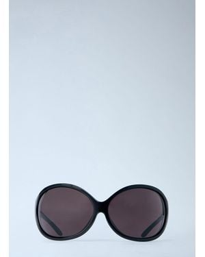 Balenciaga Phantom Round Sunglasses - Black