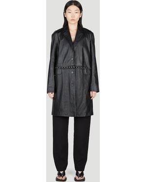 Paris Georgia Basics Faux Leather Jacket - Blue