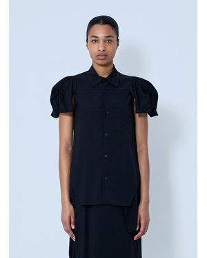 Limi Feu Twisted Sleeve Blouse - Blue