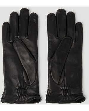 Bottega Veneta Embossed Logo Studs Leather Gloves For in