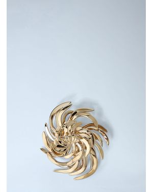 Miu Miu Metal Brooch - Metallic