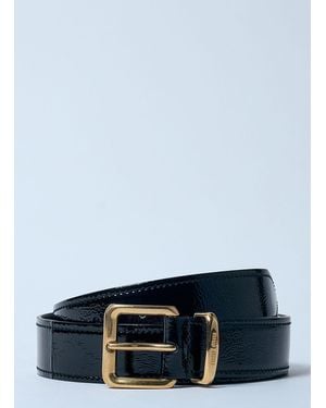 ベルト MIUMIU BLACK LEATHER BELT Miu Miu logo-embellished Leather Belt | Black | FARFETCH CA