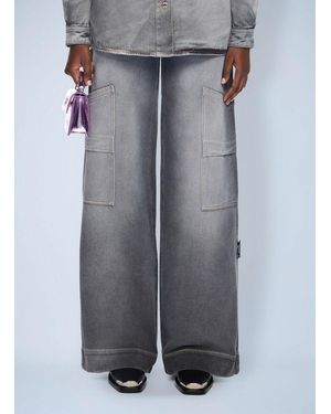 Off-White c/o Virgil Abloh Denim Toybox Cargo Pants - Gray