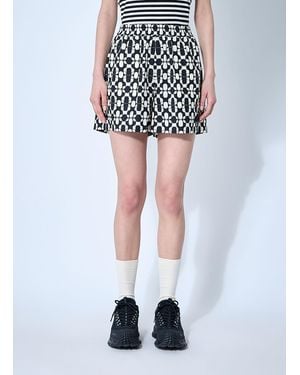 Moncler Printed Shorts - White