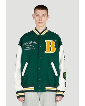 Better Gift Shop Gallery And Gift Shop 2023 Varisty Jacket - Green