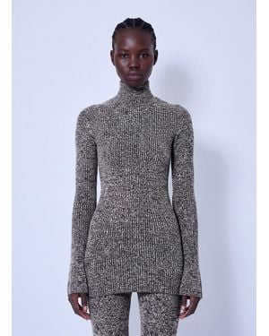Sportmax Bouquet Wool Jumper - Purple